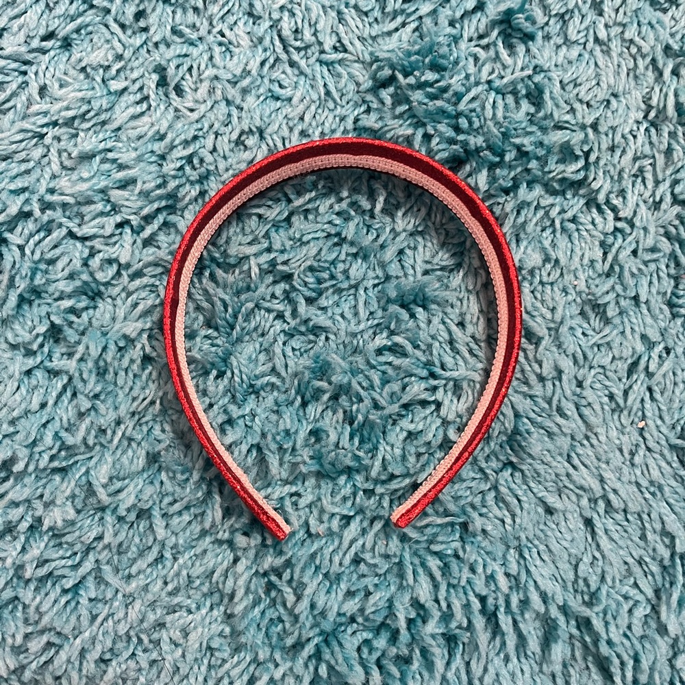 Glittery red headband